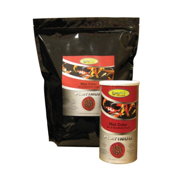 EasyPro Platinum Koi & Goldfish Food - Max Color, 5lb bag
